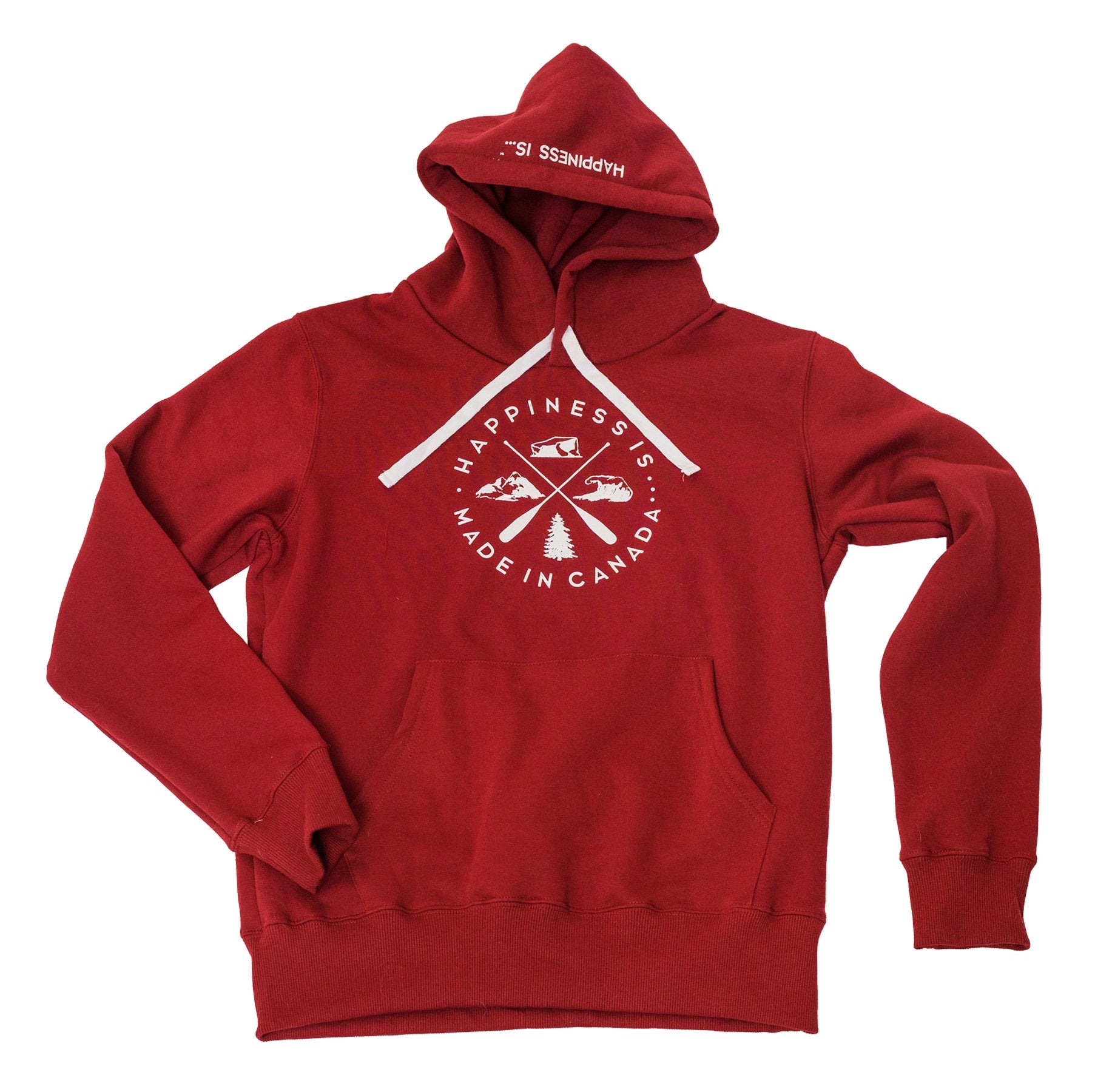 Unisex Crest Hoodie Canada Red