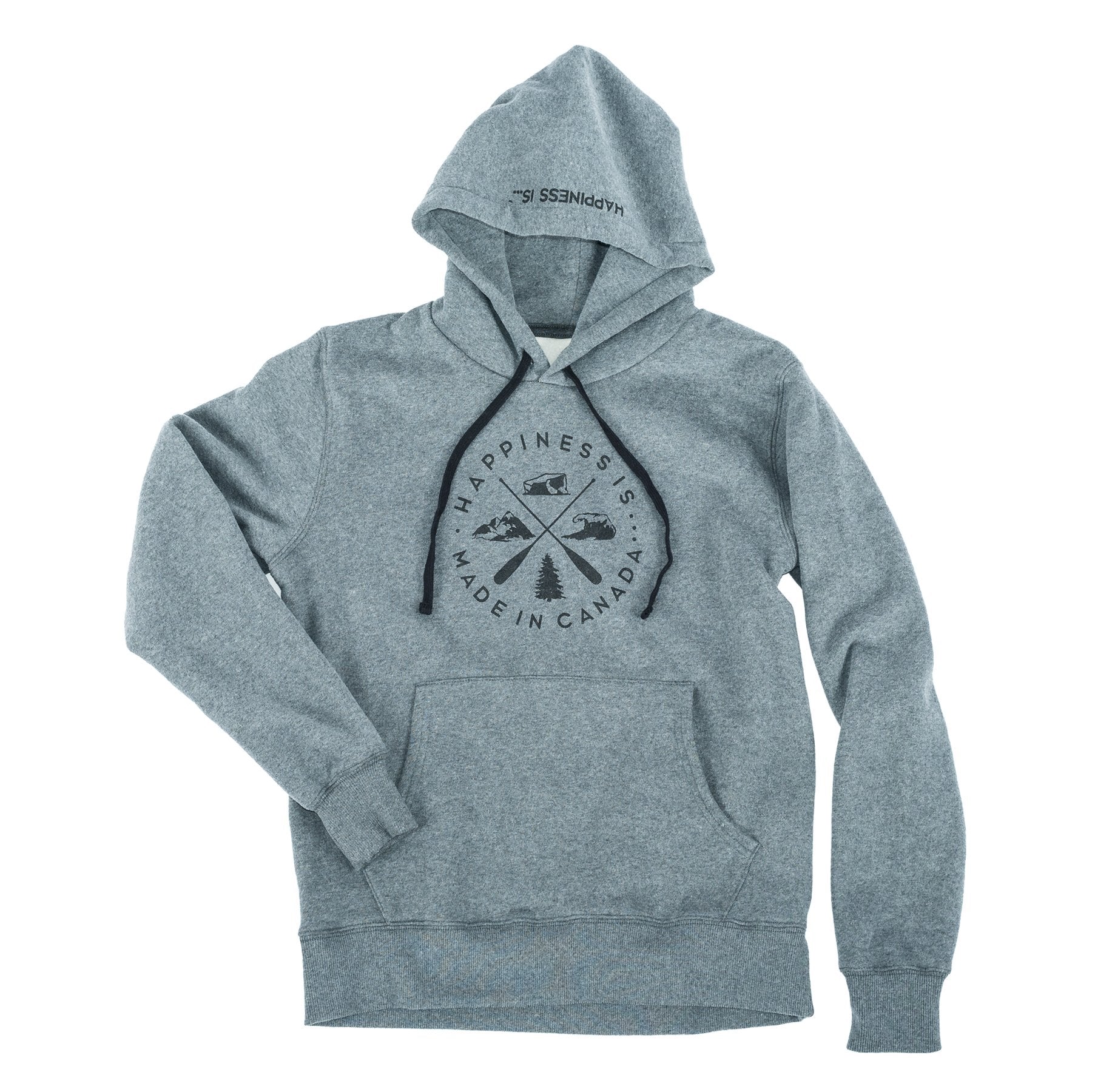 Youth Unisex Crest Hoodie Heather Grey