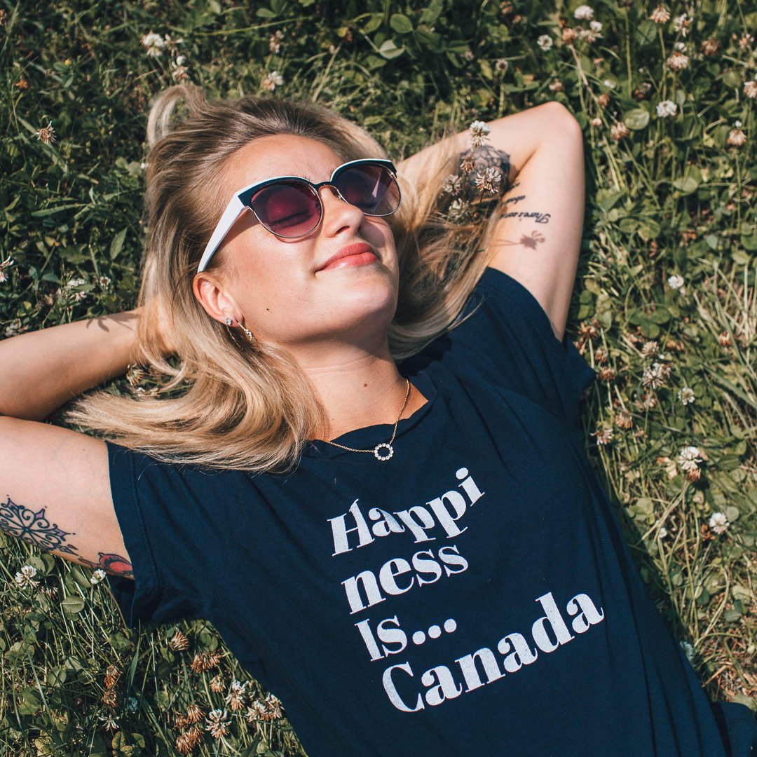 Women's Happi T-Shirt, Navy