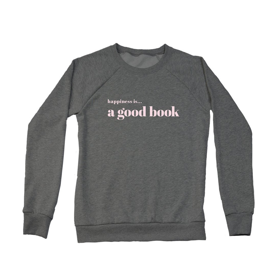Women's Good Book Crew Sweatshirt, Charcoal