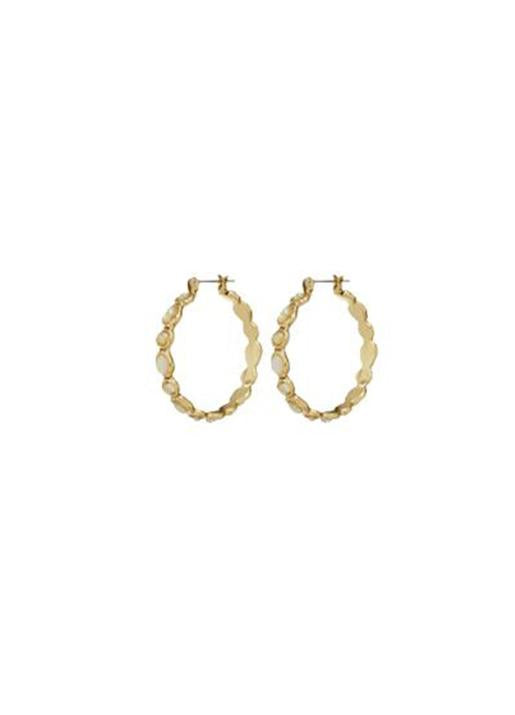 Luv Aj  Tresor stud hoop gold