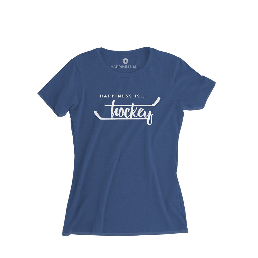 Youth Girls Hockey T-Shirt, Blue