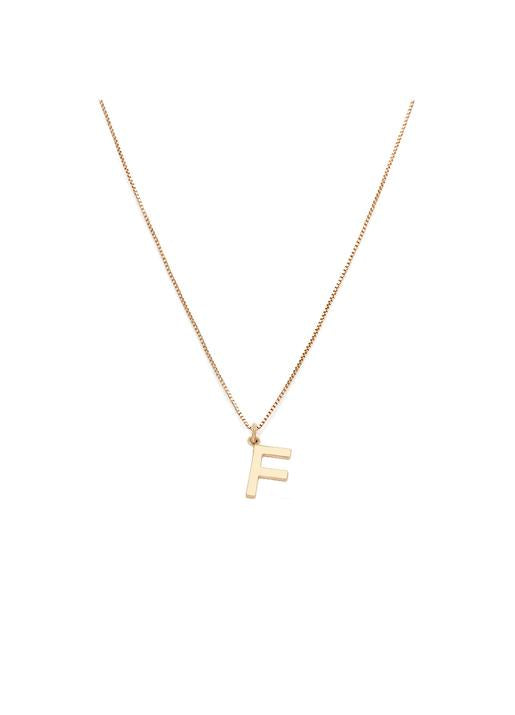 Melanie Auld  Initial Pendant Necklace - F