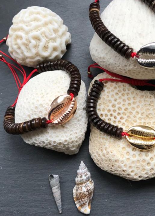 Maison Irem  Kauai Shell Bracelet - Rose Gold