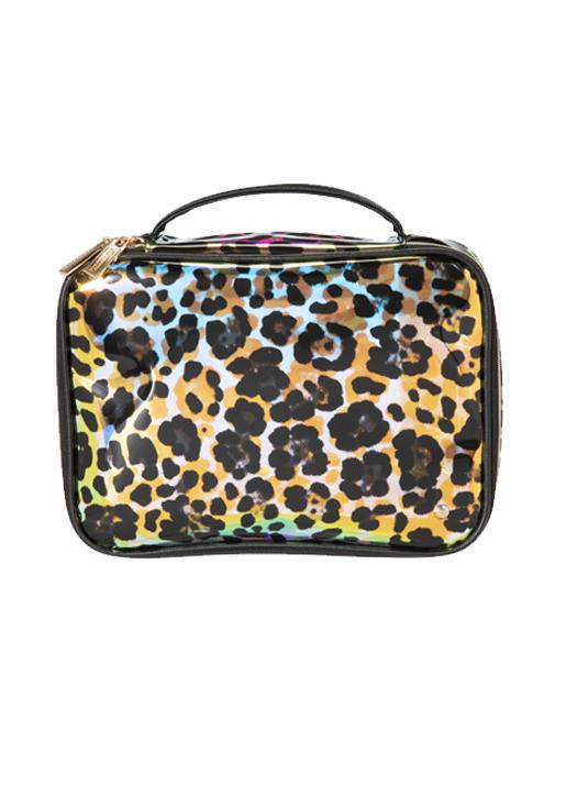Stephanie Johnson  Claire Jumbo Make Up Case - Cheetah