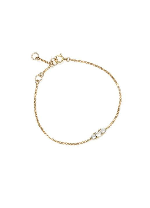 Leah Alexandra  Circa Bracelet with White Topaz