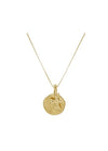 Luv Aj  The Hammered Cross & Coin Necklace