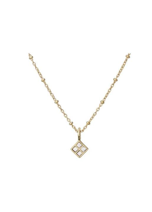 luv aj  Diamond Charm Necklace