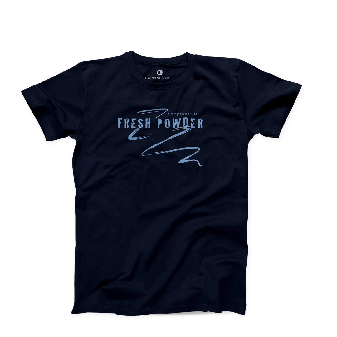 Men's Fresh Powder T-Shirt, Navy