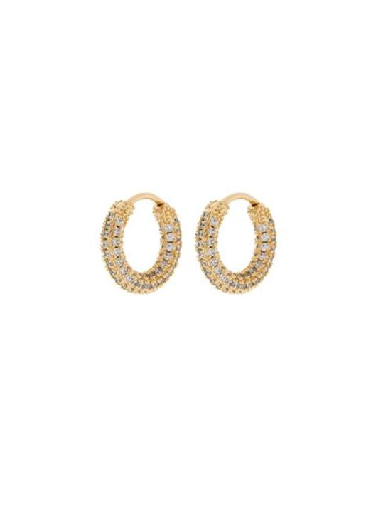 luv aj  Pave Amalfi Huggies Gold
