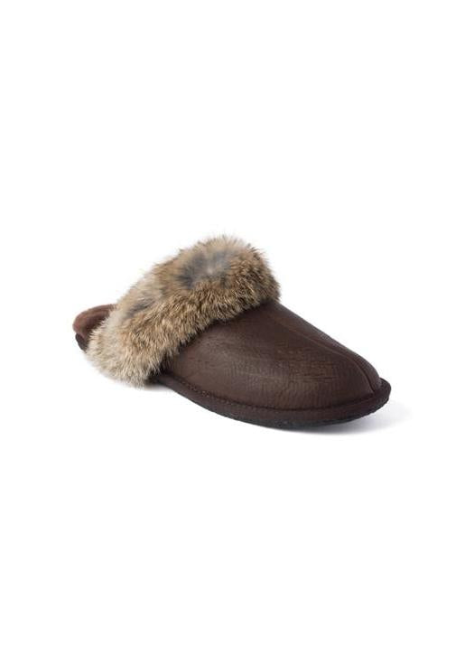 Manitobah Mukluks  Igloo Grain Slippers Cocoa