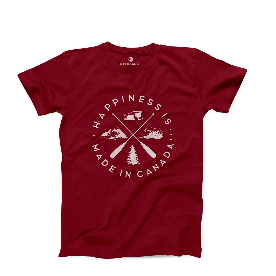 Men's Crest T-Shirt, Canada Red