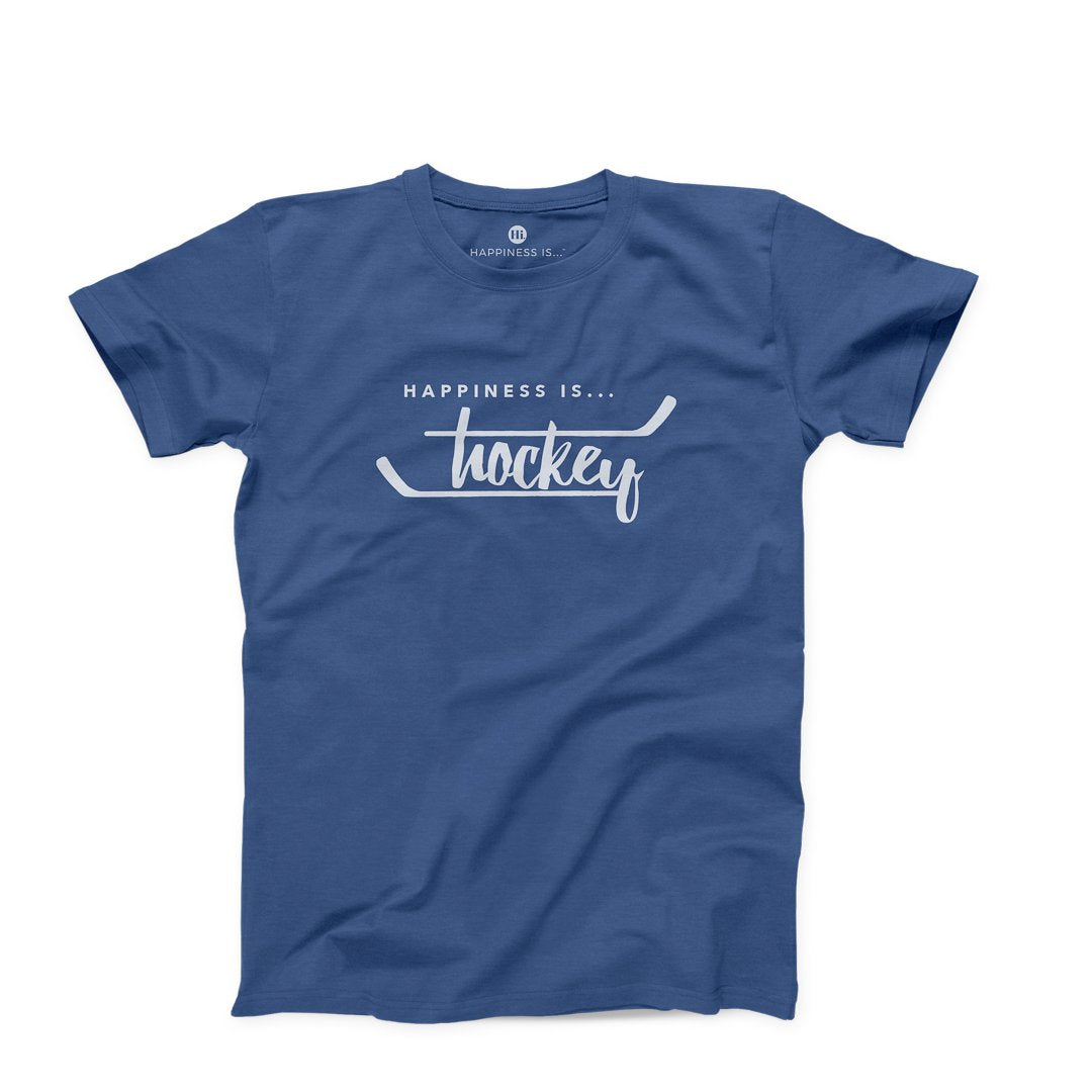 Men's Hockey T-Shirt, Blue