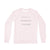 Women's Coffee Crew Sweatshirt, Ballet Pink