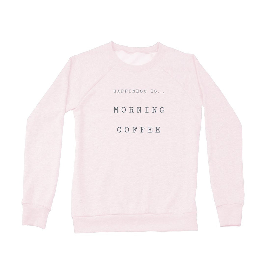 Women's Coffee Crew Sweatshirt, Ballet Pink