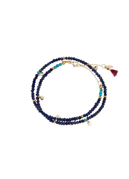 Shashi NYC  Eliza Gemstone Bracelet Lapis