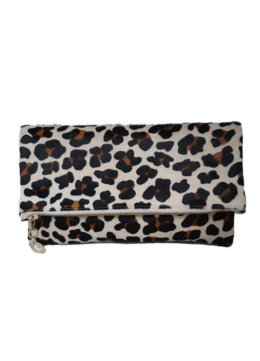 The Code Accessories  Leopard Print Foldover