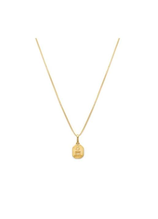Leah Alexandra  Square Love Token Pendant Necklace