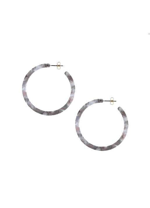 Shashi NYC  Betty Lucite Hoop