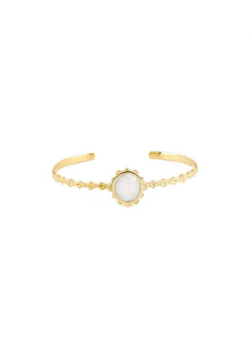 Be Maad  Malka Cuff - Moonstone