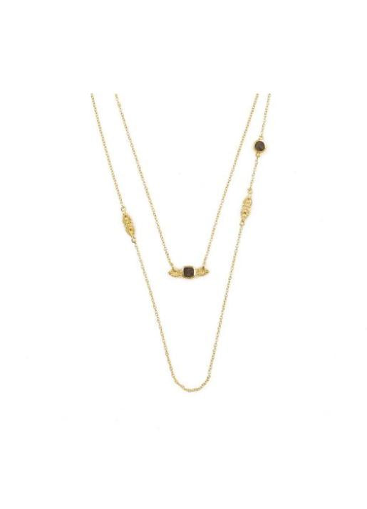 Be Maad  Nati Necklace - Textured Onyx