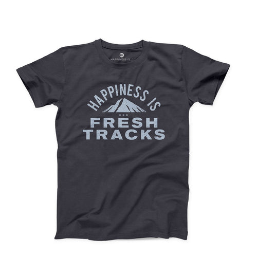 Men's Fresh Tracks T-Shirt, Vintage Black