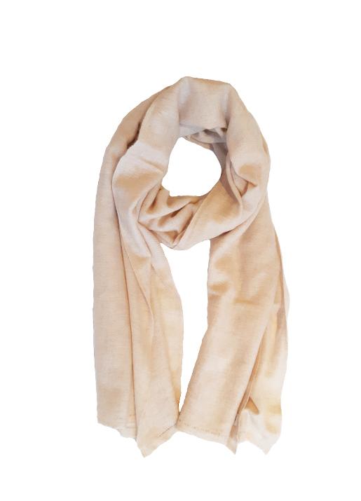 The Code Accessories  Cashmere Woven Frayed End Scarf - Oatmeal