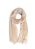 The Code Accessories  Cashmere Woven Frayed End Scarf - navy blue