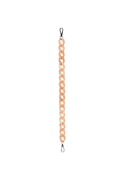 Hvisk  Resin Purse Strap Peach