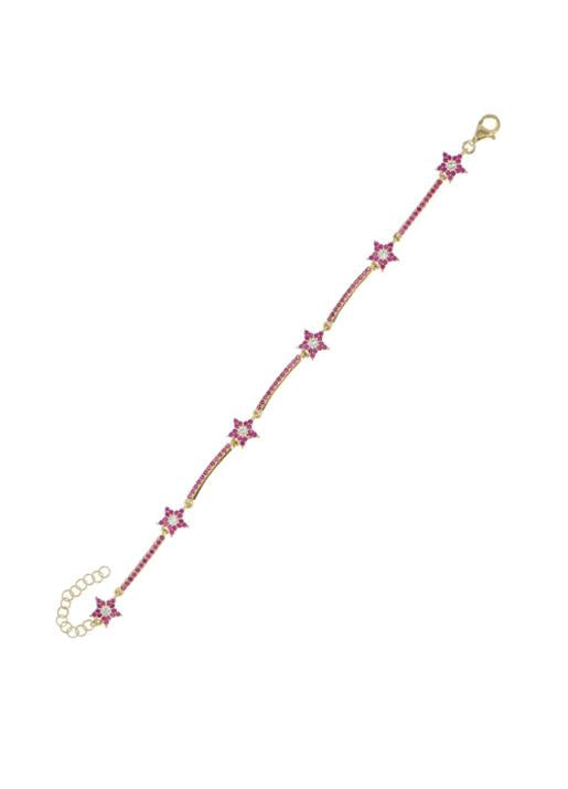 Adina's Jewels  Starz Bracelet pink