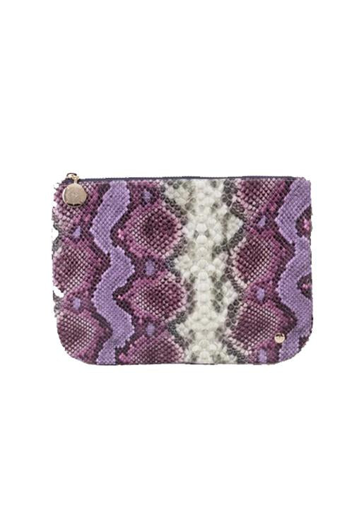 Stephanie Johnson  Large Flat Pouch Plum