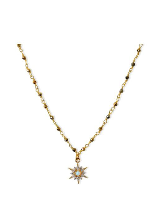 Electric Picks  Gloss Necklace - Pyrite