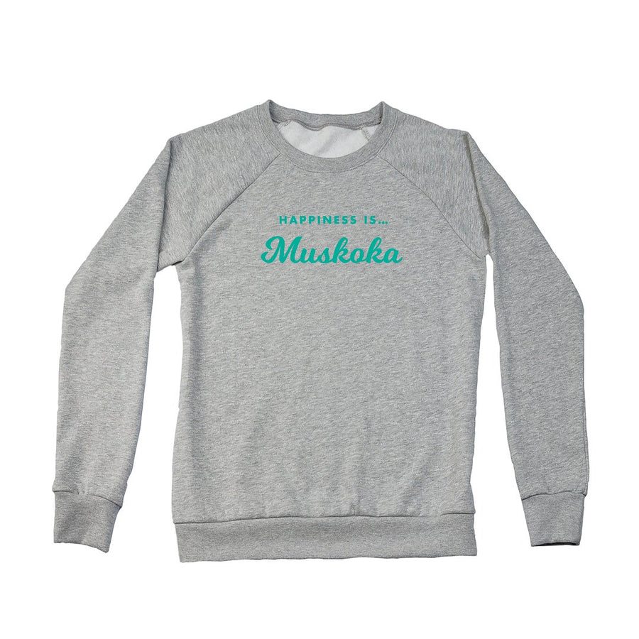 Women's Muskoka Crew Sweatshirt, Heather Grey