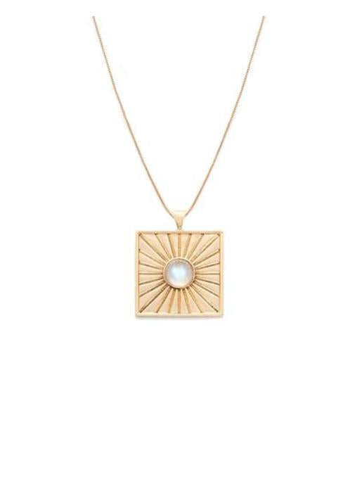 Melanie Auld  Relic Pendant Moonstone Necklace