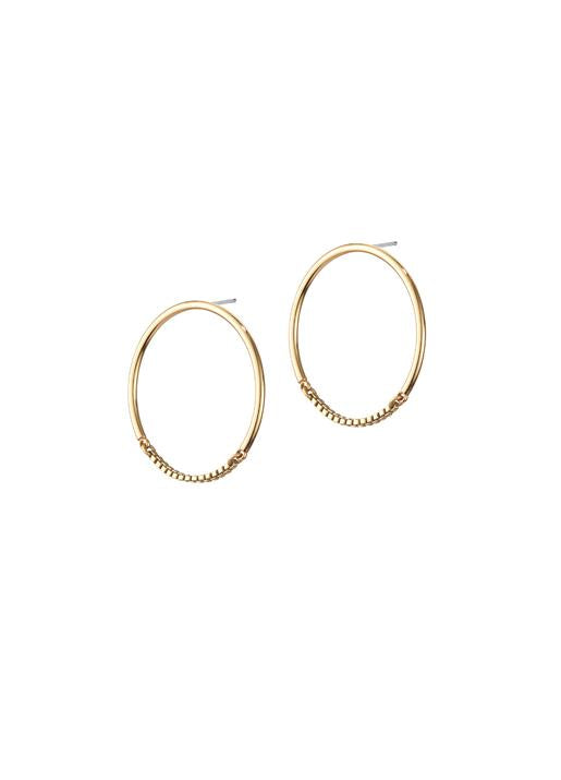 Jenny Bird  Sadie Hoops Gold