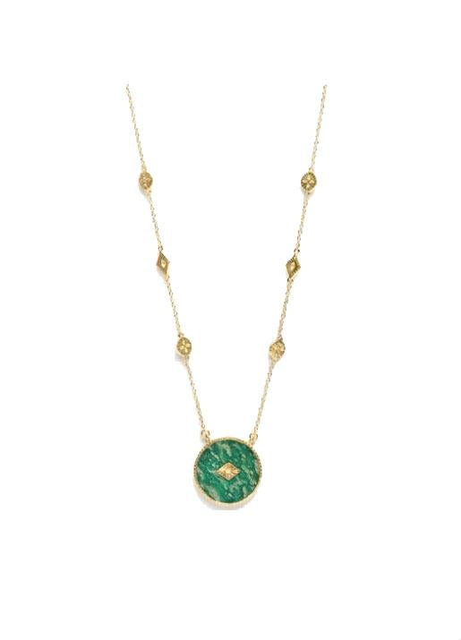 Be Maad  Sanja Necklace Long - Amazonite