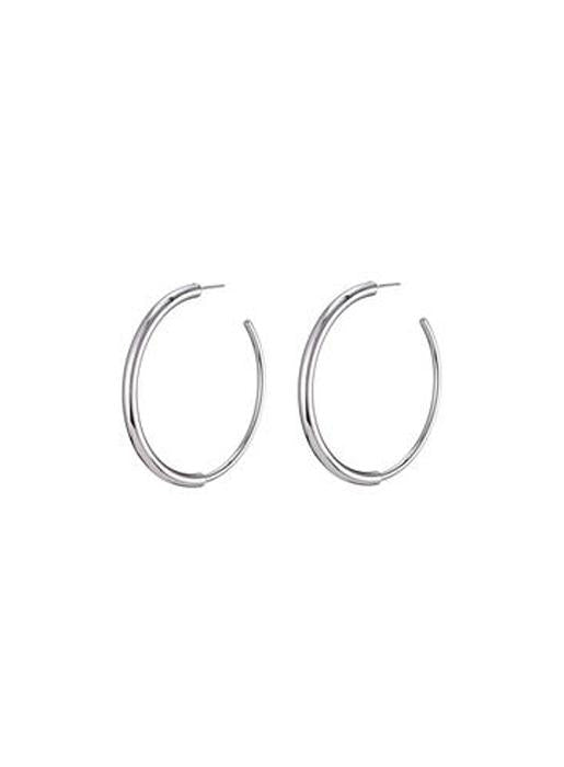 Jenny Bird  Lola Hoops Small - Silver