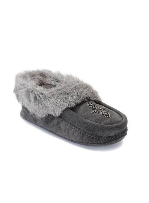 Manitobah Mukluks  Tipi Moccasin Charcoal Grey