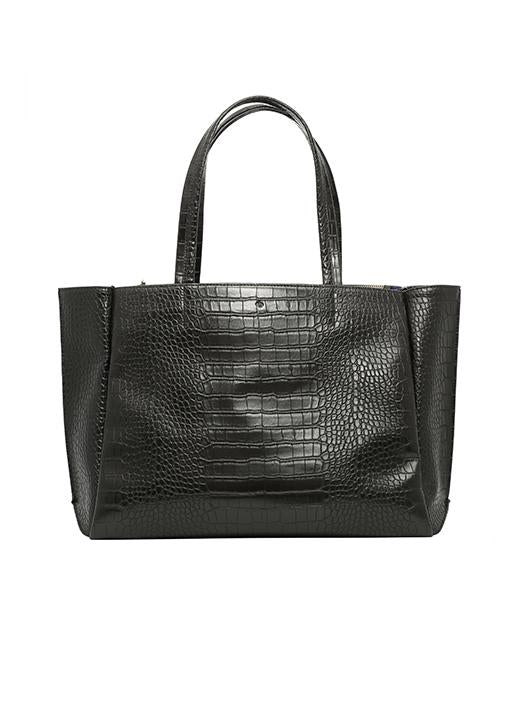 Ela Handbags  Large Croc Tote