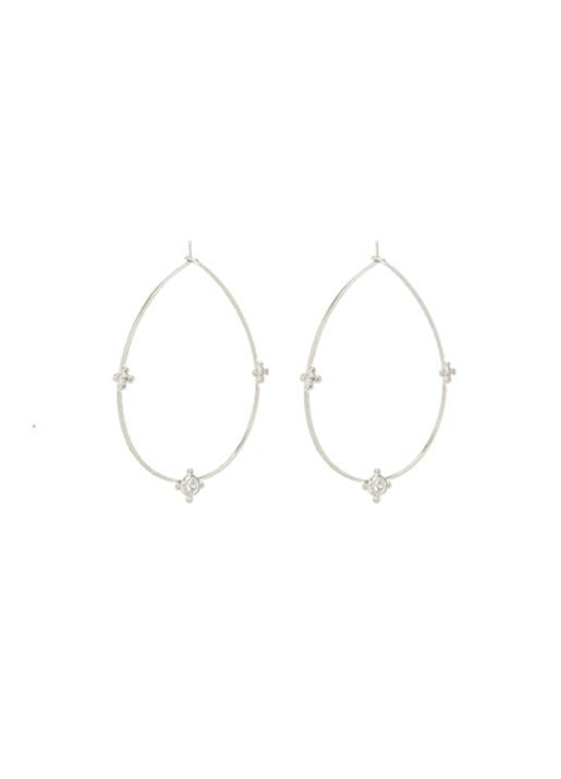 Luv Aj  Tresor Wire Hoop Silver
