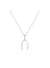 Maison Irem  Wishbone Necklace - Silver