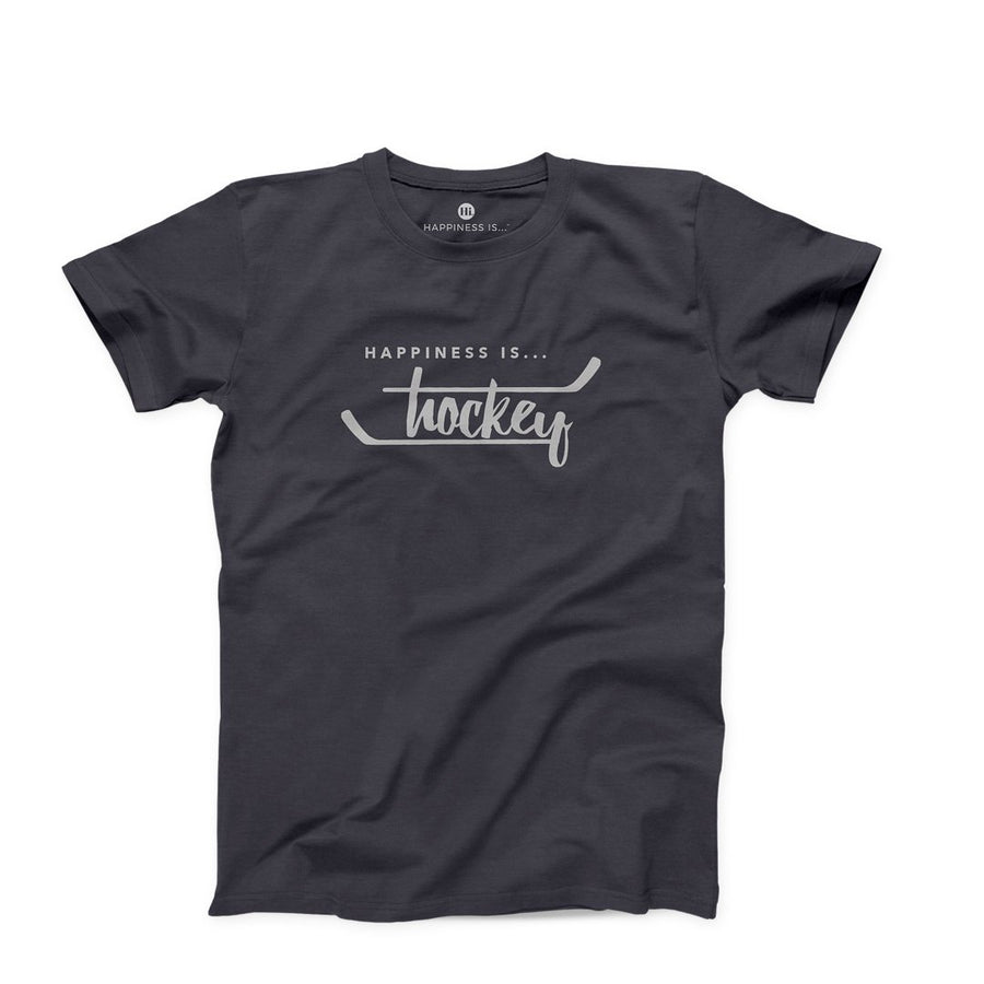 Men's Hockey T-shirt, Vintage Black