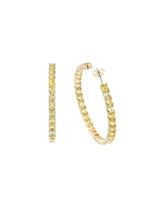 Shashi NYC  Bianca Hoop Yellow