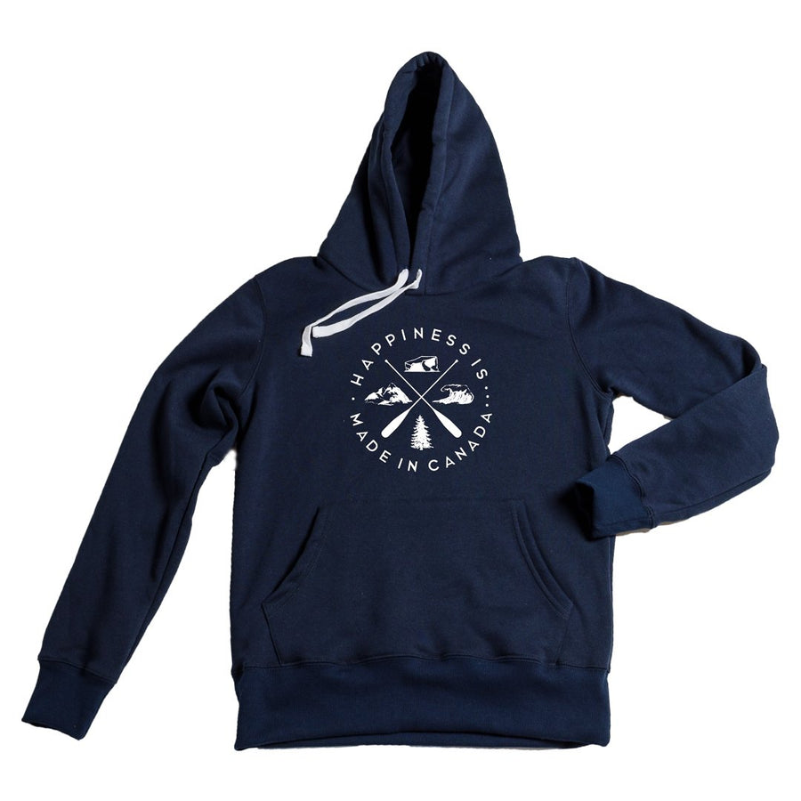 Unisex Crest Hoodie, Navy